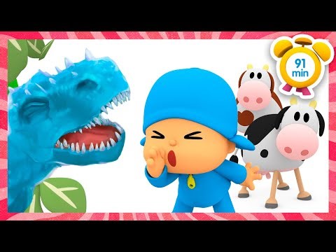 🦕 POCOYO in ENGLISH - Dinosaur Stories for KIDS [91 min] Full Episodes |VIDEOS and CARTOONS
