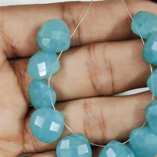Brilliant Amazonite Briolette Beads Size 12x12 MM 10 Beads Calibrated Gemstone Handmade Polish Use for Jewelry Making Gift for Her - Etsy