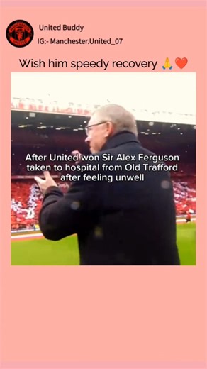 Get Well Soon Sir Alex Ferguson ❤️ #siralexferguson #manchesterunited #shorts