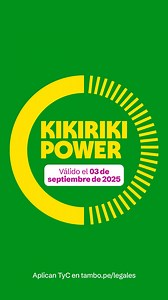 68K views · 579 reactions | ¡Llegaron las promos más power, sobrin@! Solo en Tambo.  - Revisa las tiendas seleccionadas aquí: https://bit.ly/3WPF5Uw #CadaVezMásCerca #KikirikiPower Encuentra los TyC en www.tambo.pe/legales | Tambo+ | Facebook