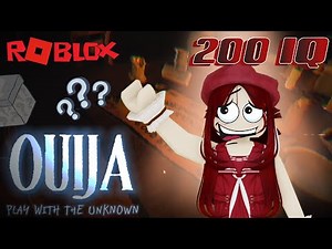 This game needs 200 IQ to survive || Escape Room - OUIJA (ROBLOX)