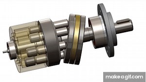 Axial piston pump - how it works? on Make a GIF