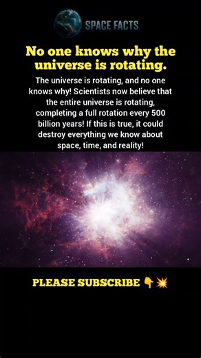 Is Universe Rotating? The Cosmic Twist No One Can Explain! #space #shorts