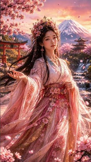 🌸🏔️ 5 Fun Facts on the Goddess of the Day | Konohanasakuya-hime #mythologyfacts #japanesemythology