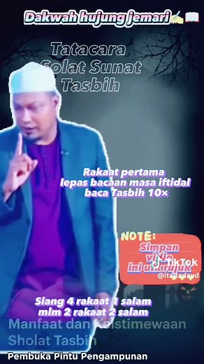 Solat Sunat Tasbih: Panduan Cara Solat 4 Rakaat