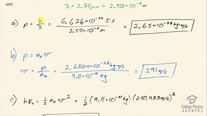 OpenStax College Physics Solution, Chapter 29, Problem 42 (Problems and Exercises)