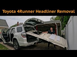 Rebuilding a WRECKED Toyota 4Runner - Headliner Removal