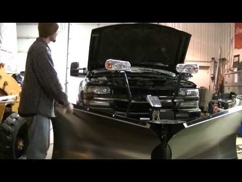 Snowdogg VXF95 Snowplow Install on My 02 Silverado "Darth Dually"