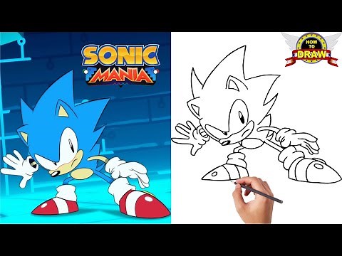 How to draw SONIC THE HEDGEHOG | Sonic Mania (2021)