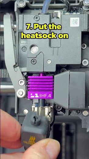 How to install an ObXiDian 500 HotEnd on a Bambu Lab P2S in under 30 seconds #3dprinting #bambulab