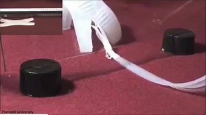 It’s Saturday! Do the worm like this little guy. This is an example of a soft robot. Soft robotics is an emerging field that aims to create nimble machines that imitate nature. The one shown here can move thanks to waves of pressure applied along its body. It’s incredibly flexible, so it can sneak under small spaces and keep moving forward despite physical pressure, like being run over by a car, for example. “The main objective is not to make super-precise machines, because we've already got the