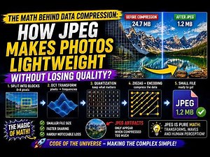 The Mathematics of Data Compression: How JPEG Makes Photos Lightweight