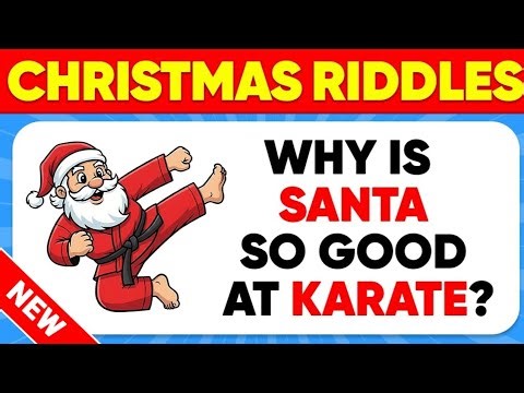 Only Geniuses Can Solve These Christmas Riddles 🎅🧠 | Brain Teaser Quiz