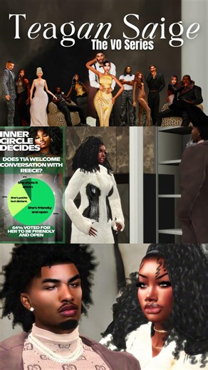 Tia and Reece formally meet 👀 #capricornsims #sims4 #dramaalert #thesims4