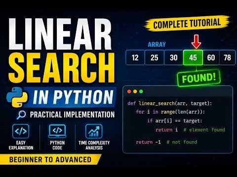 Learn Linear Search in Python with Real Code Examples