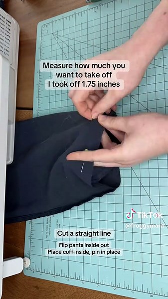 Warning!! Don’t try this on the scrunchie cuffs bc I ruined a pair of them experimenting 😪 #rip btw if anyone has the Regina slim highwaisted in navy XS/P lmk and I’ll embroider something for you as a trade 🤝🏼 Anyways yay to looking less like a little boy in pajamas while at work!!! @wearfigs #wearfigs #crafts #sewing #sewingtiktok #nursesoftiktok #nurse #nursetok #scrubs #scrublife