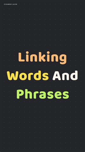 Grammar Glow on Instagram: "ADDITION (To add more info) 💡Words: And, Also, Furthermore, Moreover 💬Example: "The project was completed on time. Furthermore, it was under budget." ✅ 2️⃣ CONTRAST (To show a different side) 💡Words: But, However, Although, On the other hand 💬Example: "I wanted to go for a run. However, it started pouring rain." ☔️ 3️⃣ CAUSE & EFFECT (To show why something happened) 💡Words: Because, Therefore, As a result, Consequently 💬Example: "She practiced every day. As a re