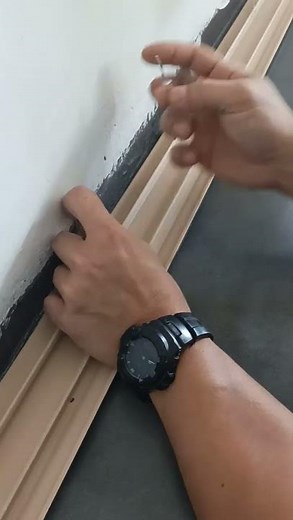 PVC Baseboard installation