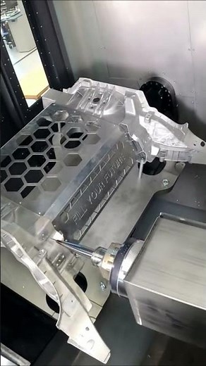 Machining of a giga casting from ‪@fillgurten‬ #technology #manufacturing