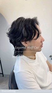 1.2K views | Men Layered Wolf Cut + #Ultrasonicperm || Ultrasonic perm is perhaps the "highest take-up" by men clients of AIR°, giving the hair an instant lift in volume + looks stylist + easy styling/maintenance by clients. . . . Hair by @air_arklin | AIR Salon Singapore | Facebook
