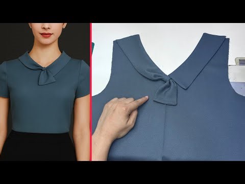 Sewing a Classy Bow Collar Top | Easy Sewing Project