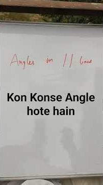 Angles in Parallel lines #transversal #correspondingangles #alternateangles #geometry #mathematics