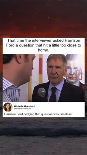 When an Interview Question Hit Harrison Ford Deep