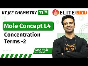 Mole Concept Class 11| Lecture 4 |JEE Main | JEE Advanced |Mohit Ryan sir| Vedantu