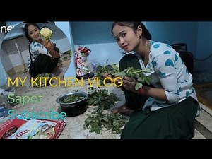 Kitchen Vlog video|| My first kitchen Vlog|| 🌶️🥦🥬🫛🍆 #myfirstvlog #mykitchen #kitchenvlog #vlogvideo