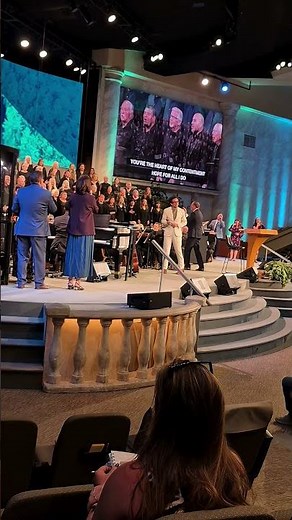 Jesus, you're the center of my joy performance at Shadow Mountain Community Church