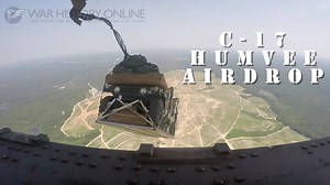 91K views · 393 reactions | U.S. Airmen from the 16th Airlift Squadron at Joint Base Charleston, SC, execute an air drop of eight military convoy vehicles from 5,000 feet to a drop zone in Fort Bragg, NC. It is an annual exercise designed to test and evaluate Joint Base Charleston’s ability to mobilize and launch a large-scale aircraft formation in addition to train, process and deploy Airmen and cargo in response to a simulated crisis abroad. | War History Online | Facebook