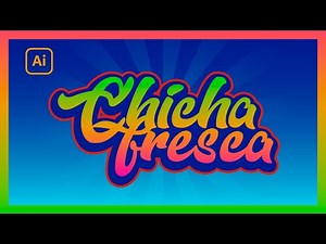 Illustrator For Beginners | Chicha Editable Text Effect | Illustrator Tutorial