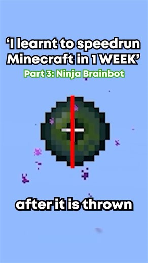 How to use Ninjabrain Bot 🧠🤖 - I learnt to speedrun Minecraft in 1 WEEK #minecraft