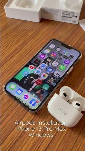 Connect your Airpods to your iPhone and Windows Laptop