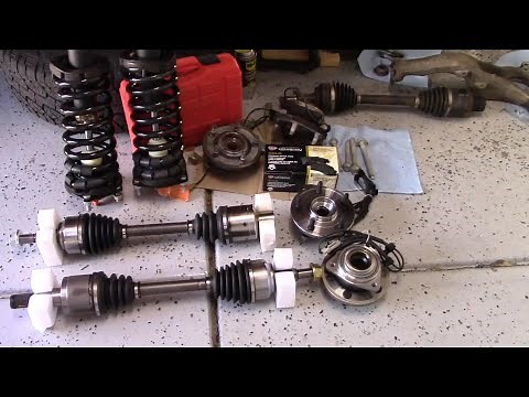 2006 Jeep Commander struts, shocks, CV axles and bearing replacement.