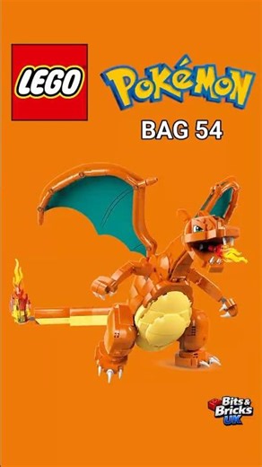 Charizard’s Fiery Base Gets INSANE 👀🔥 | Bag 54 #lego #pokemon