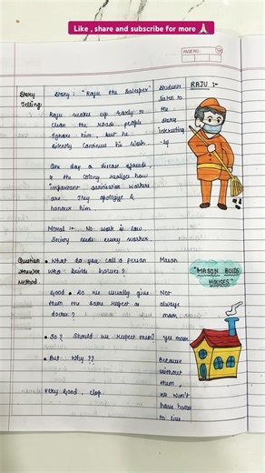 Easy Lesson plan for teachers 🔥| civics - value of work 👩‍🏫 | #bednotes #lessonplan #shortvideo