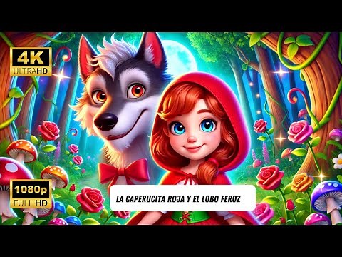 La caperucita roja y el lobo feroz | caperucita roja | cuento infantil lobo y caperucita roja