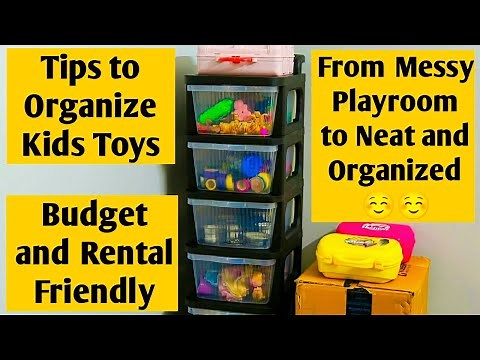 How to Organize Toys | Toys Storage Ideas | Playroom Makeover | Tips & Tricks to Organize Kids Toys