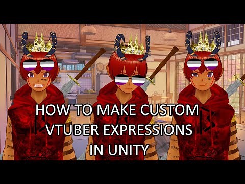 Making custom VTuber expressions! Unity .vrm blendshape tutorial