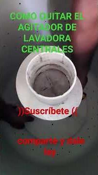 How to Remove the Central Washing Machine Agitator, EASY fasil.