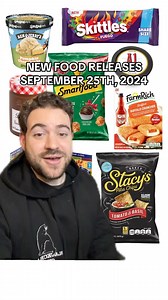 77K views · 6.6K reactions | We’ve got a bunch of new food releases inbound so let’s check em out! Today’s list features a really exciting mix between spicy Skittles, amped up Sunny D’s, pita chips from Stacy’s and plenty more. As always, show my friends over at @Tebow from Team Supernova some love for keeping us in the loop on that Smartfood.  Are you excited for any of these? #foodstagram #snacks #skittles #groceryshopping #eatingfortheinsta | snachwithzach | Facebook
