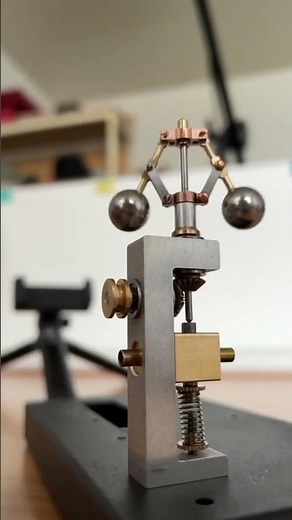 Model steam engine - centrifugal governor #enginediy #steamengine #engineer
