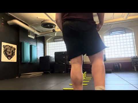 Single Leg Forward Side to Side Hops