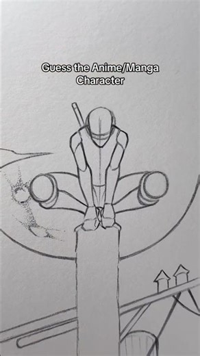 Guess the Anime/Manga Character #draw #drawing #anime #manga #character #pose #shorts