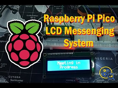 Raspberry Pi Pico LCD Messenger with Buttons Tutorial