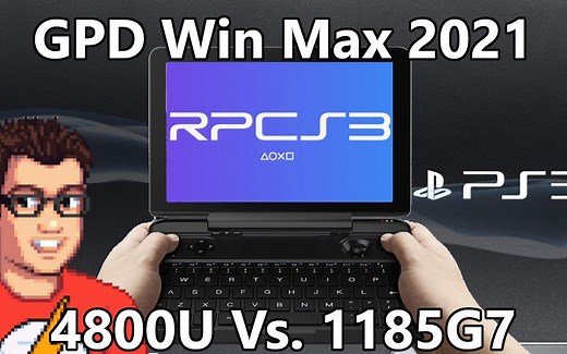 【Win掌机测评】GPD Win Max 2021 - PS3模拟器RPCS3运行测试