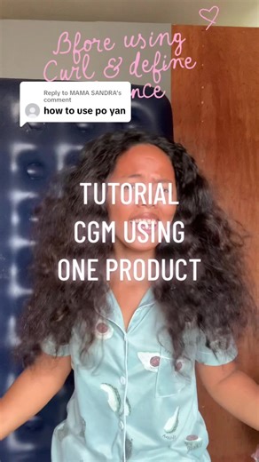 Replying to @MAMA SANDRA TUTORIAL - how to use the CURL AND DEFINE ESSENCE ALONE. #curlanddefineessence #luxeorganix #curlyhair #curlygirlmethod #curls