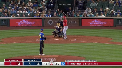 ONE AWAY ☄️ MIKE TROUT LAUNCHES THE 399th HOMER OF HIS CAREER! | Los Angeles Angels