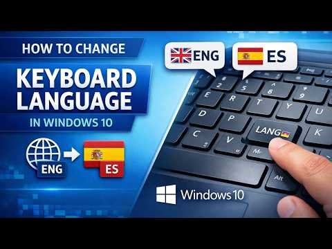 How To Change Keyboard Language in Windows 10 ( 2026 )